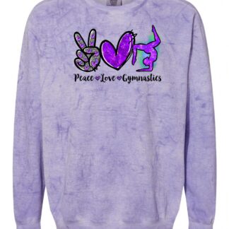 Unisex Colorblast Crewneck Sweatshirt Faux Glitter