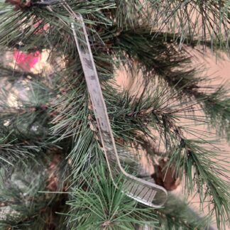 Lakers Engraved Hockey Stick Ornament Clear Acrylic