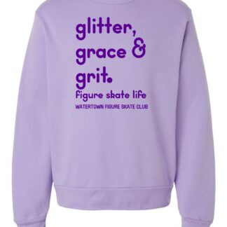 Glitter, Grace & Grit BELLA + CANVAS Unisex Sponge Fleece Classic Crewneck Sweatshirt