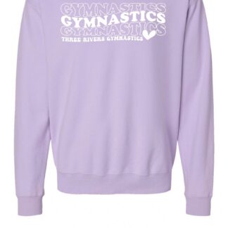 ComfortWash by Hanes Unisex Garment-Dyed Crewneck Sweatshirt Gymnastics Stacked