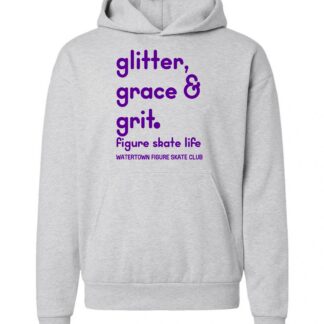 Glitter Grace & Grit Independent Trading Co. Unisex Avenue Hooded Sweatshirt