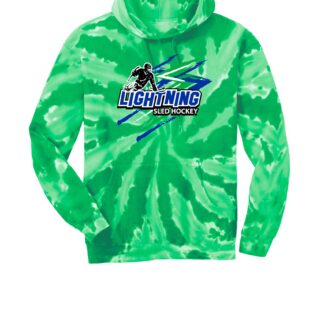 Tie-Dye Pullover Hooded Sweatshirt