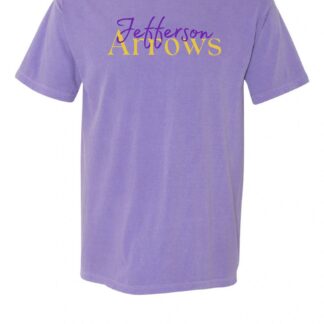 Full Logo Jefferson Arrows 2 Color Comfort Colors Unisex Garment-Dyed Heavyweight T-Shirt