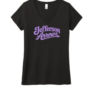 Full Logo Jefferson Arrows District® Women’s Perfect Tri® V-Neck Tee